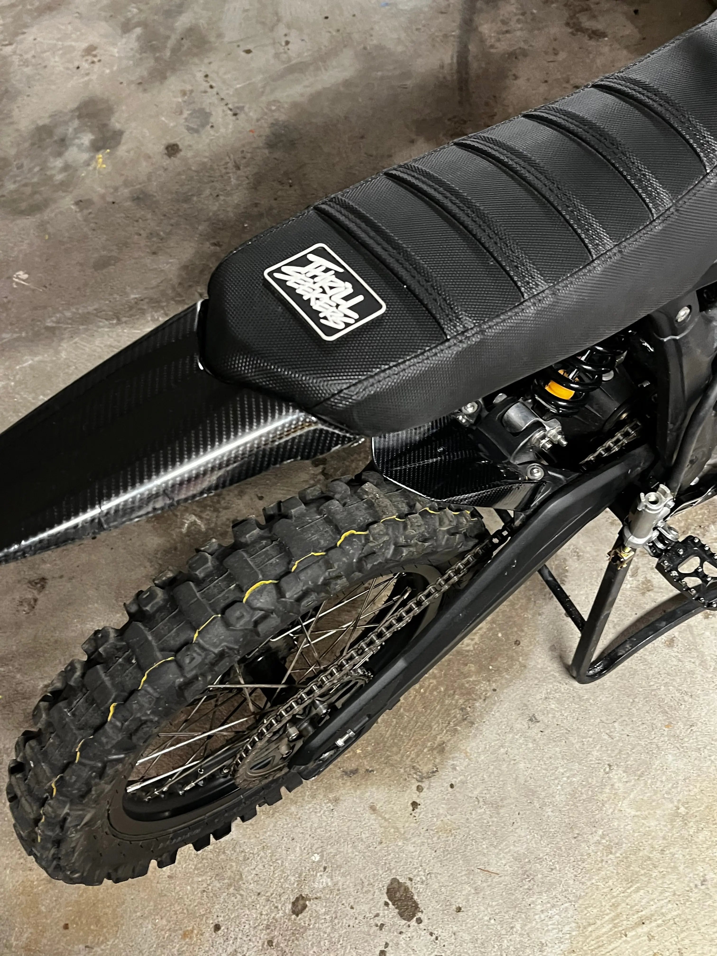 Talaria Sting MX3 MX4 with full carbon fiber wrap kit installed