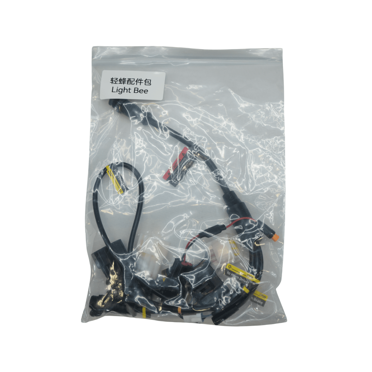 Bike-specific V9600 wiring harness adapter full layout