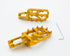 Magnesium finish Warp 9 Elite foot pegs platform detail