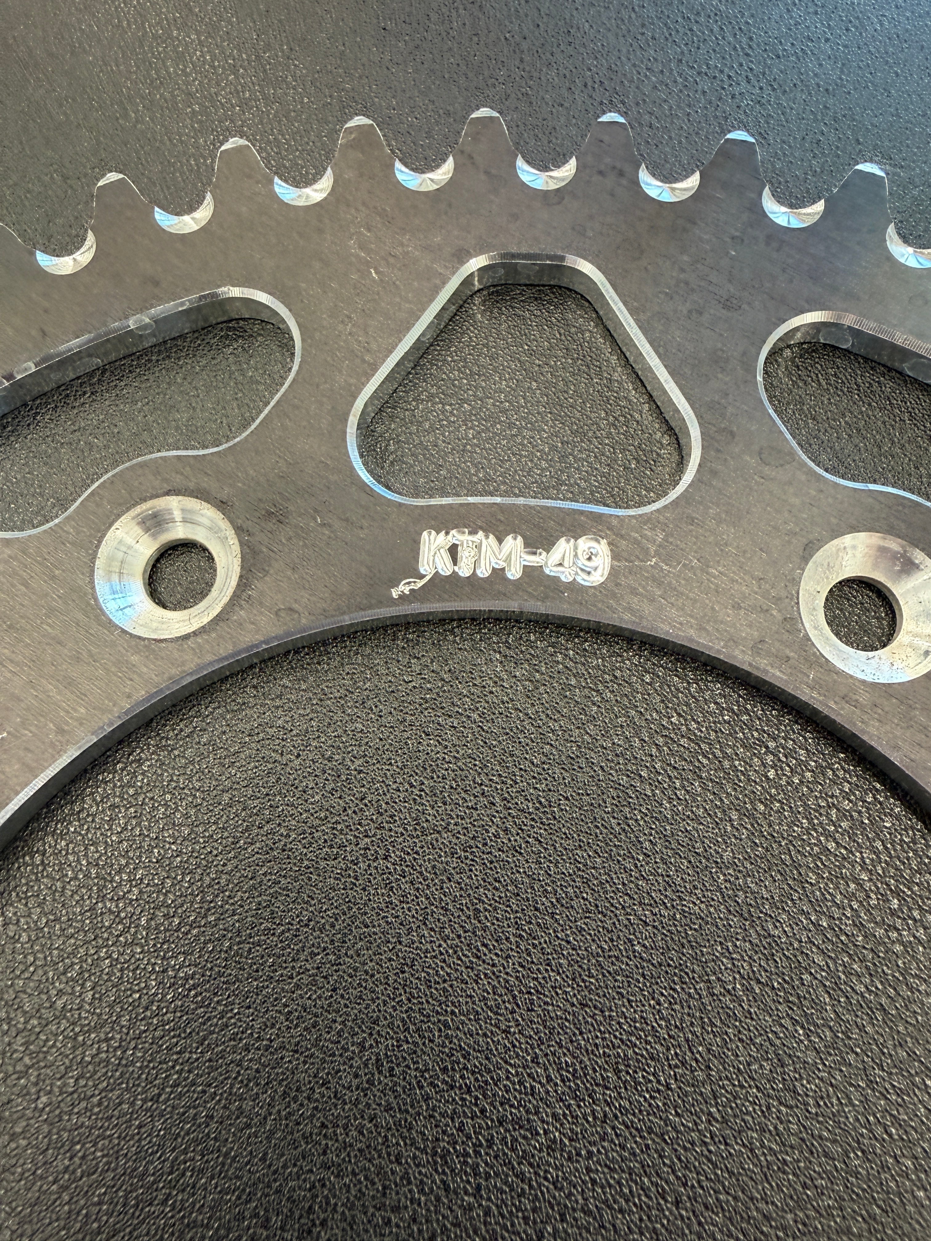 Warp 9 KTM 49T Black Aluminum Sprocket – 520 Pitch