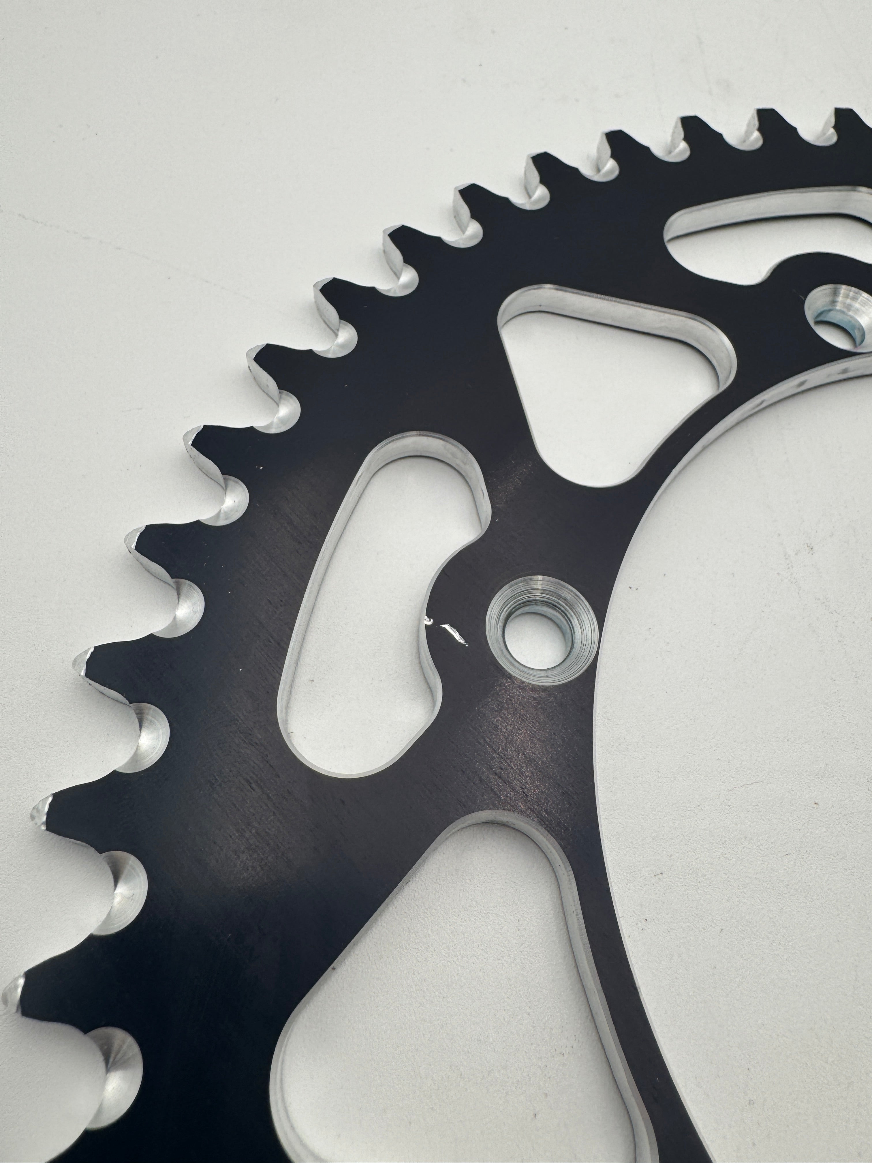 Warp 9 49T Black Aluminum Sprocket – Kawasaki KX250F/KX450F