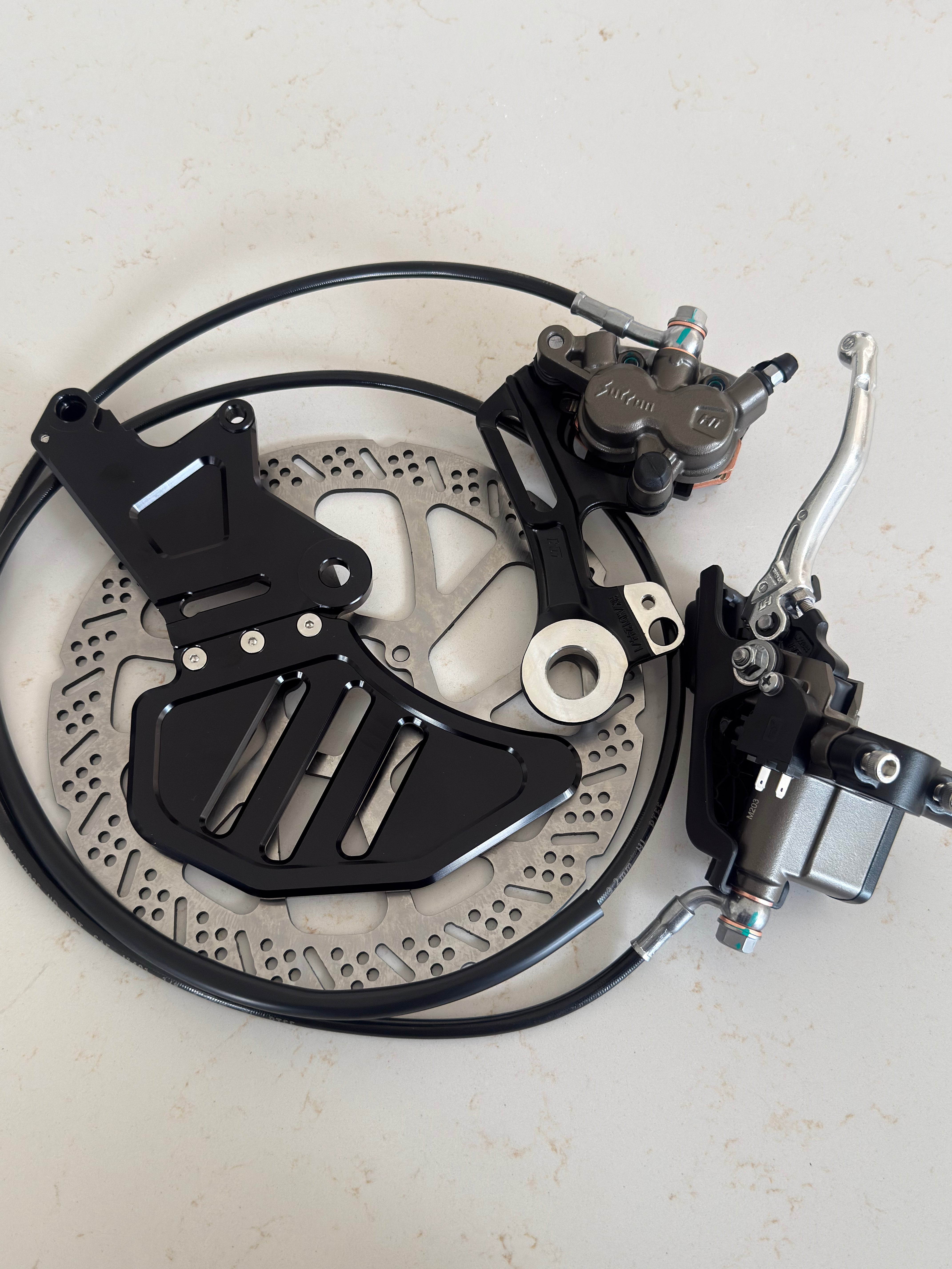 240mm stainless steel rear brake rotor for Sur-Ron and E-Ride Pro