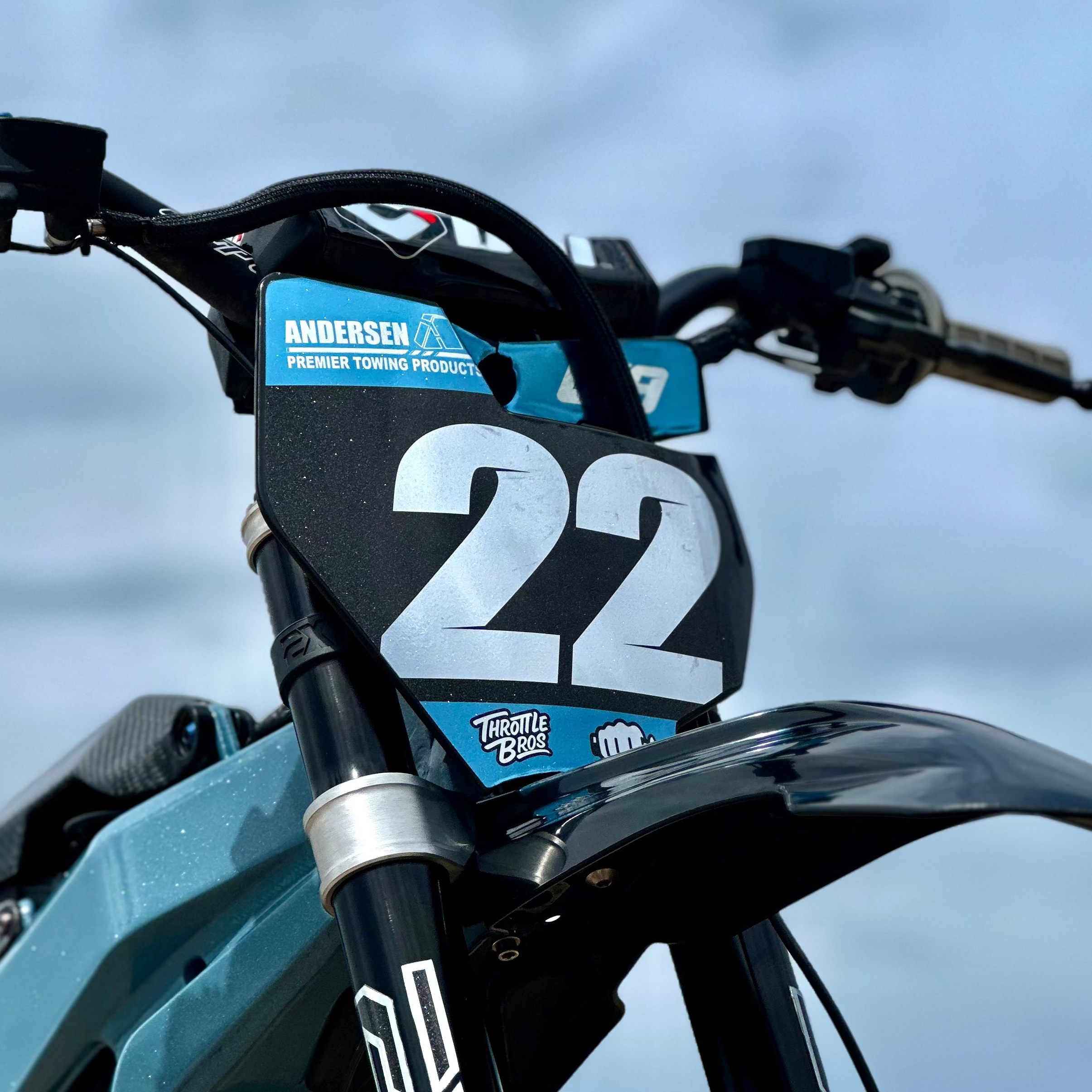 Customizable KTM 65 Number Plate Decal