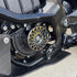 Aluminum motor cover for Sur-Ron Ultra Bee in chrome finish