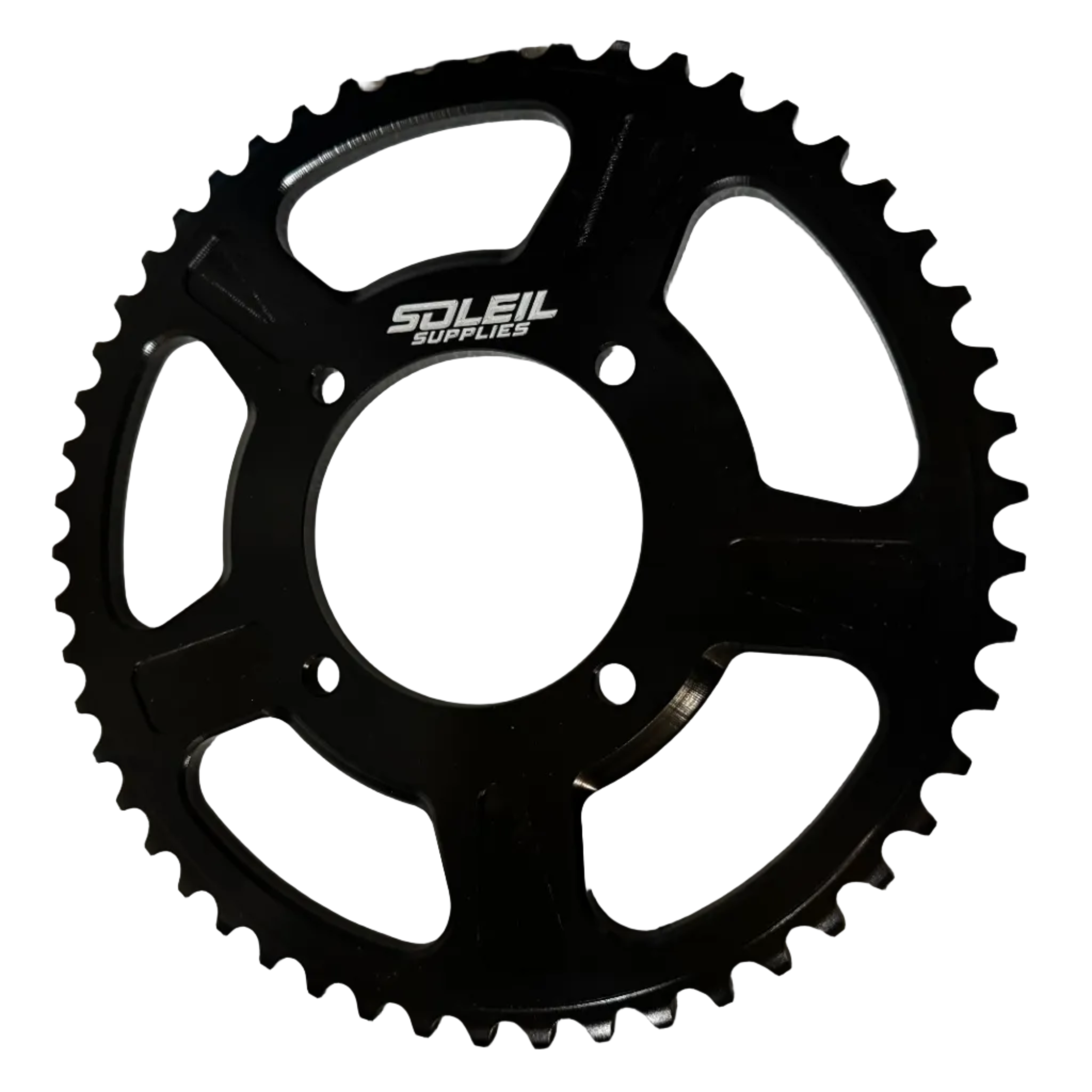 Machined teeth detail on Tuttio Soleil 01 52T sprocket