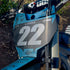 Customizable KTM 85 number plate decal finish options