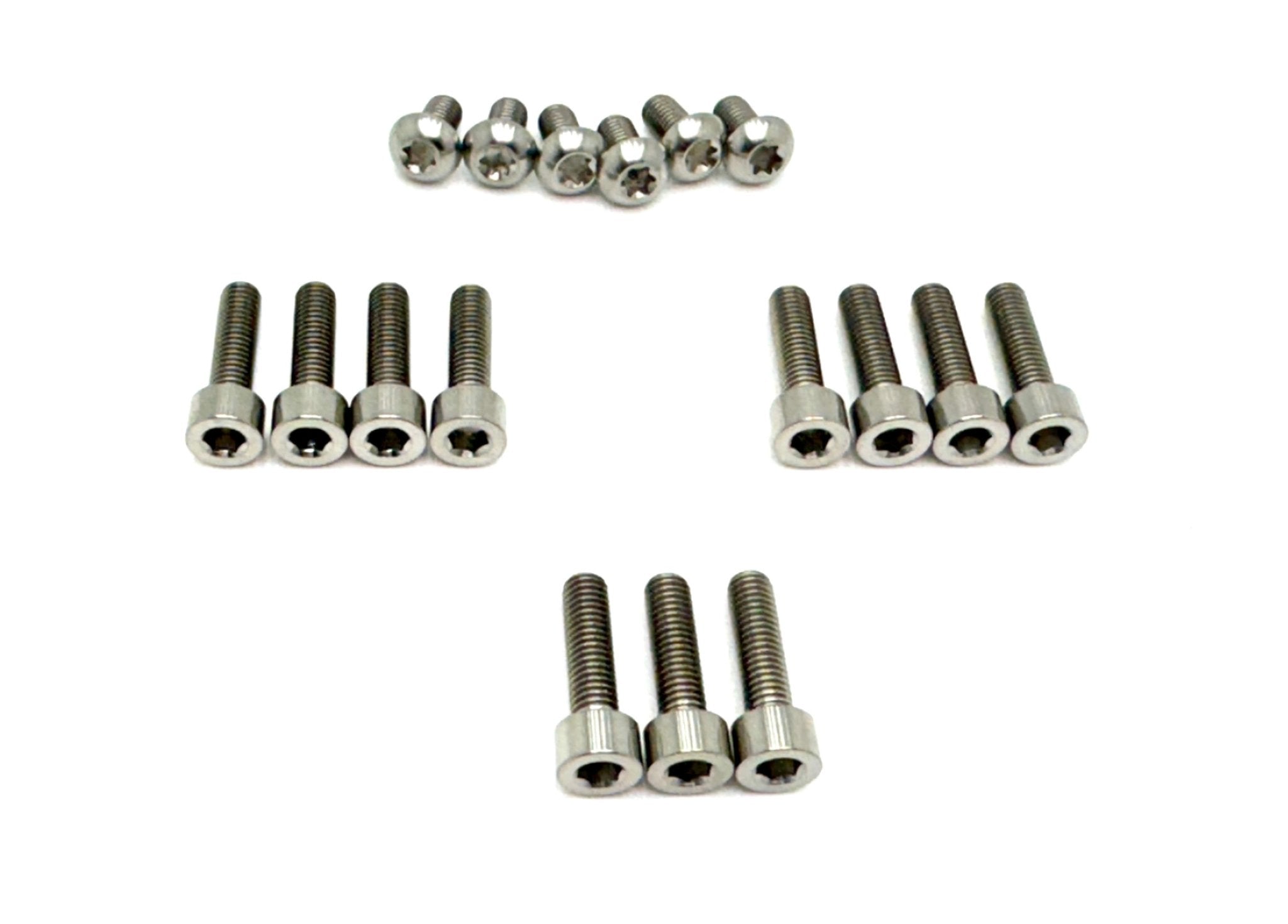 Titanium DNM/KKE fork bolt kit — installed on fork
