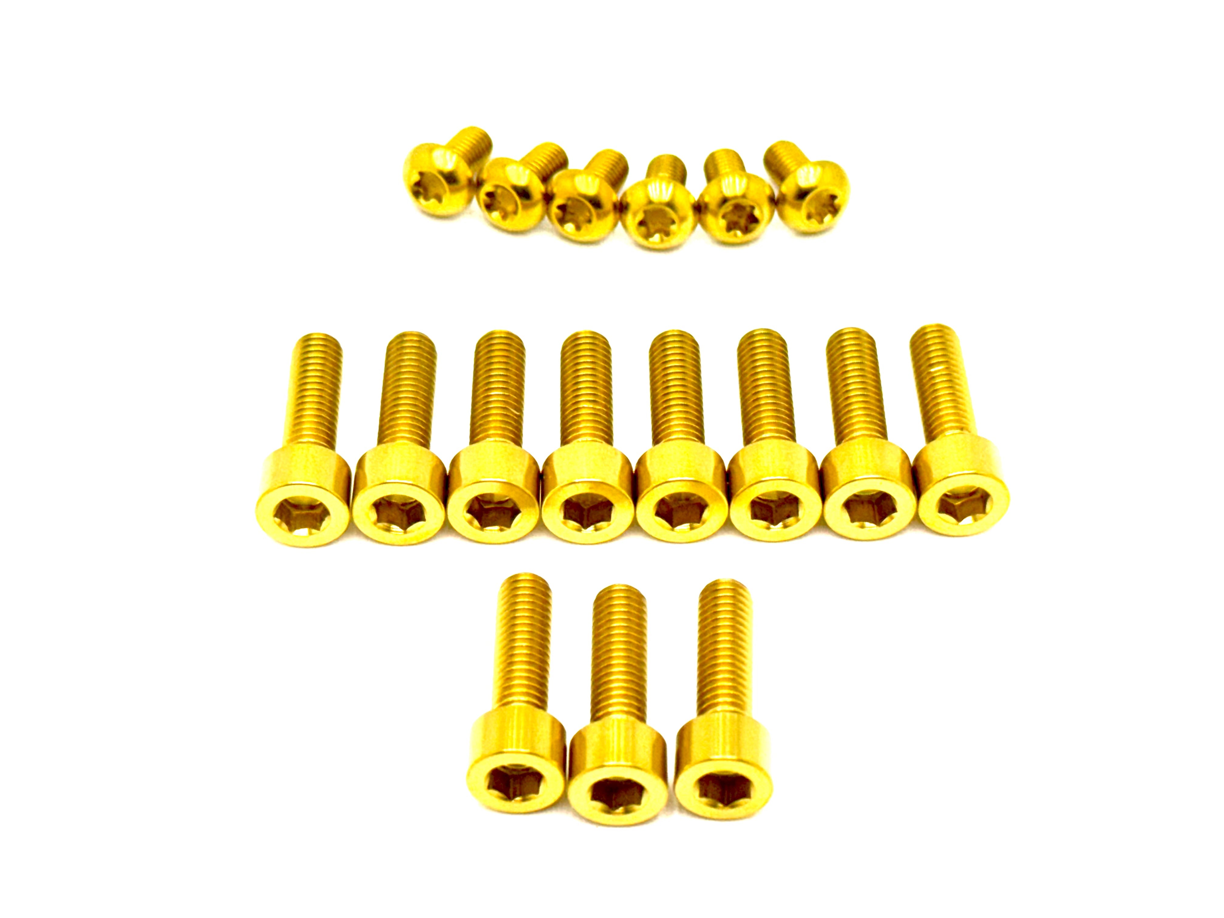 Titanium DNM/KKE fork bolt kit — thread detail