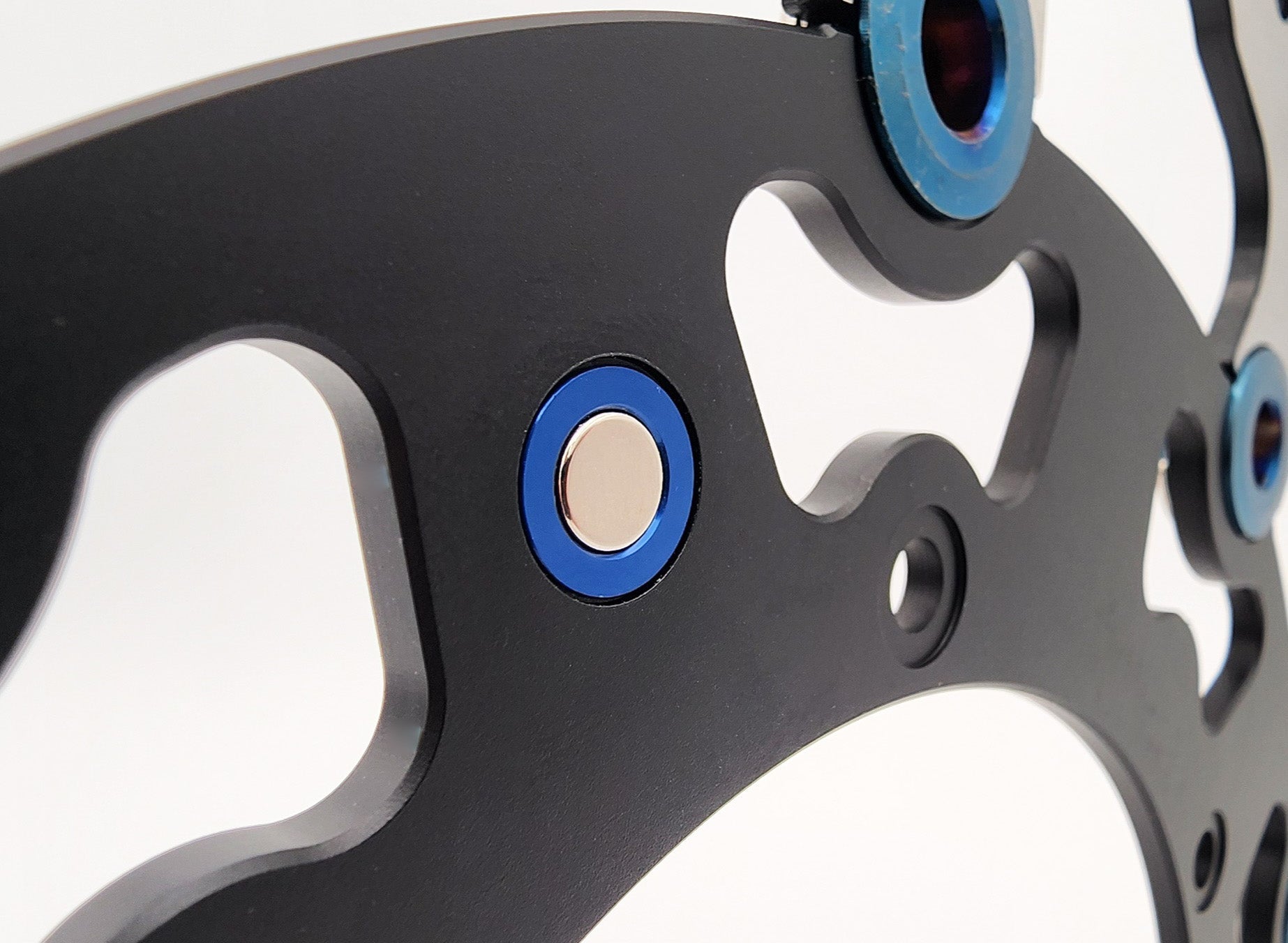 Warp 9 KTM Rotor Speedo Magnet V3 mounted