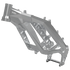 KyVex billet 6061 aluminum frame for Sur-Ron Light Bee X, full profile