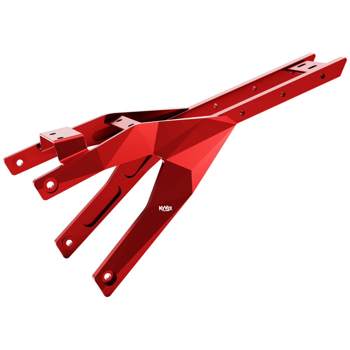 KyVex subframe color variant showing custom powder coat finish for Sur-Ron