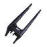 Rear axle and chain area of the EBMX extended swingarm