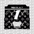 LV Decal for Antic Number Plate