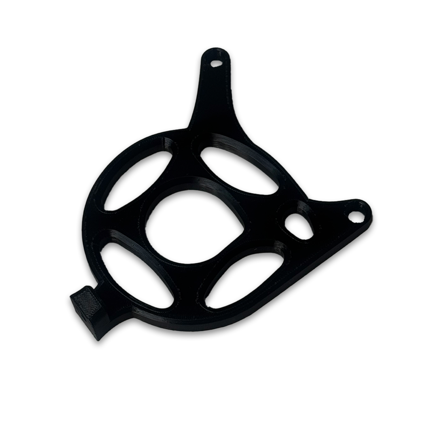 Prickly-style black ABS motor cover for the Tuttio Soleil 01