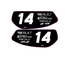 Super 73 ZX Battery Decal