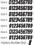 Super 73 RX Battery Decals