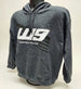 Warp 9 Dark Grey Logo Hoodie