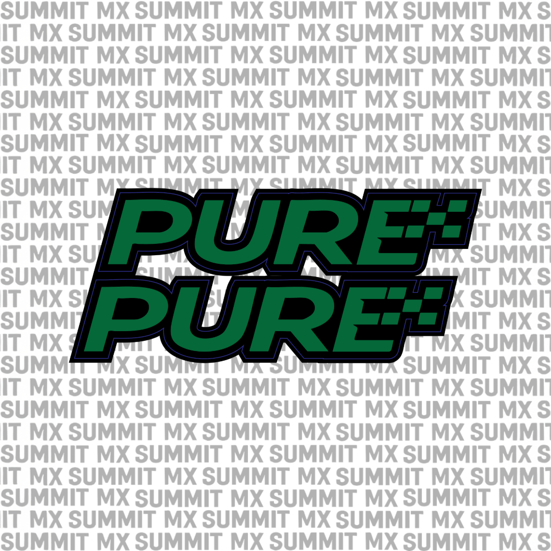 Pure fork tube decal — color option 3