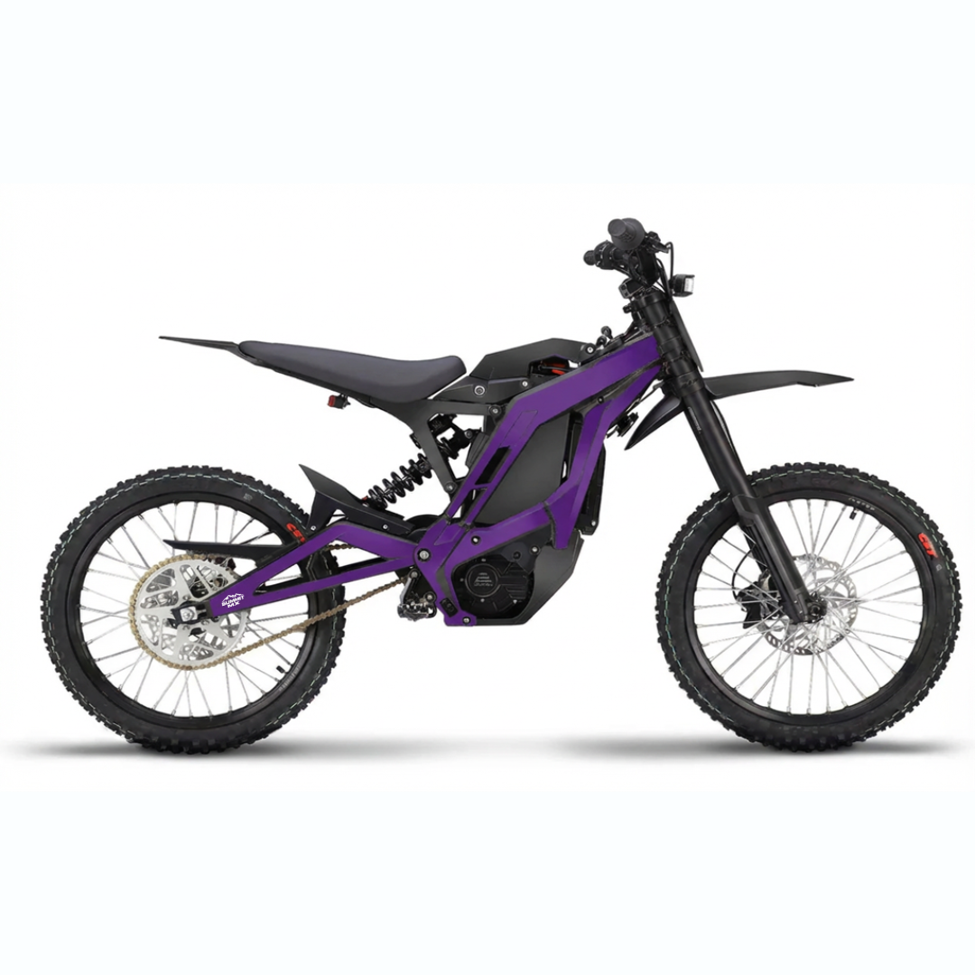Charcoal solid color frame wrap on E-Ride Pro