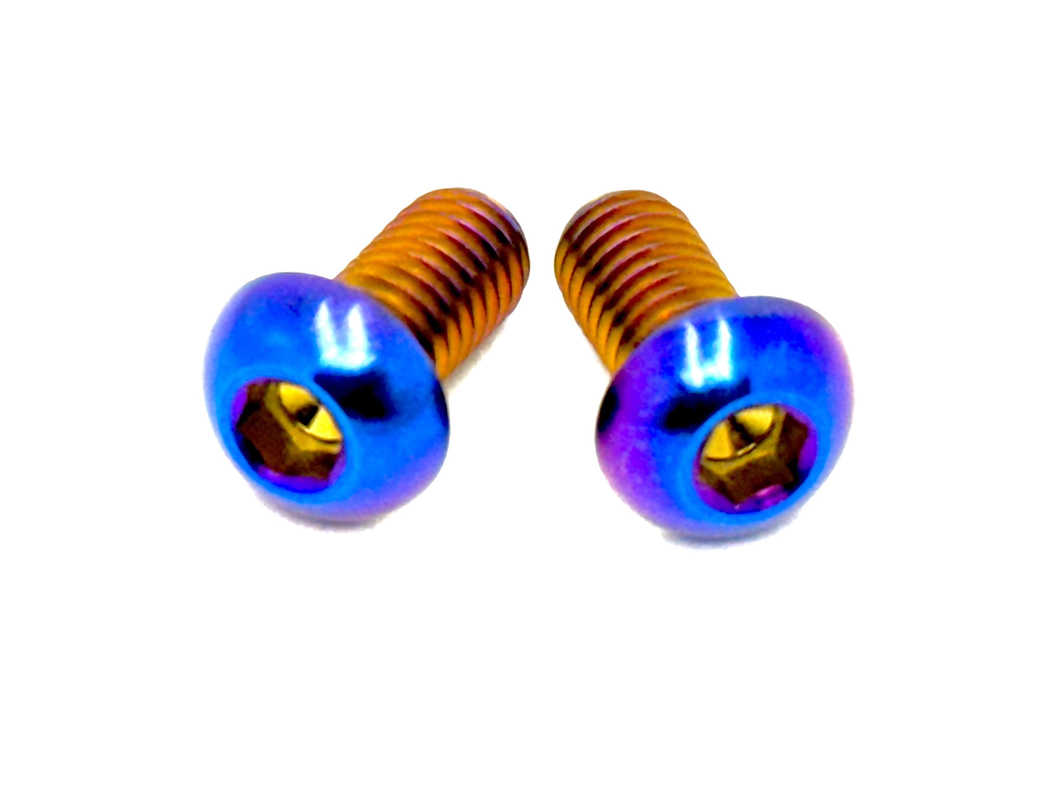 Tirider two-piece titanium battery lock bolt kit for e-moto