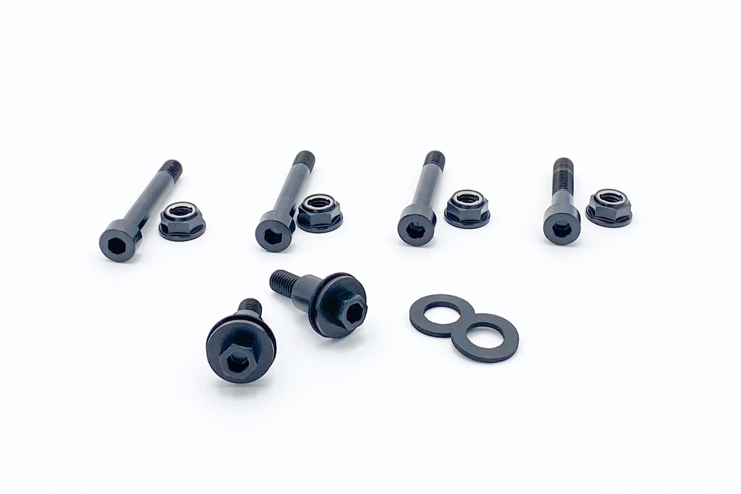 Warp 9 12.9 cryo steel rear linkage bolt kit with flanged pivot bolt for Sur-Ron Light Bee