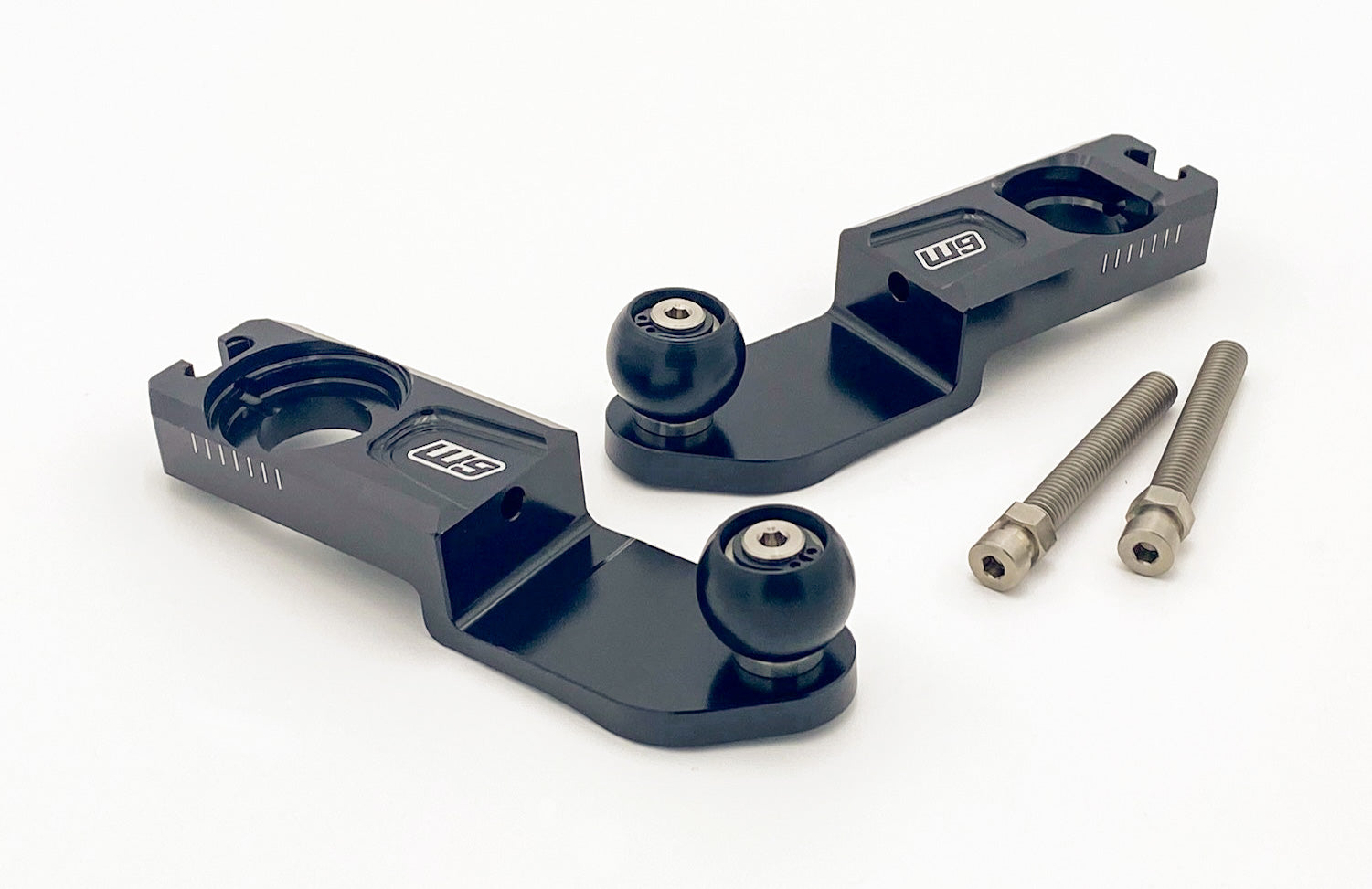 Warp 9 CNC aluminum articulating trailer mount for Sur-Ron Ultra Bee