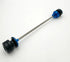 Anodized axle slider blocks shown in multiple color options