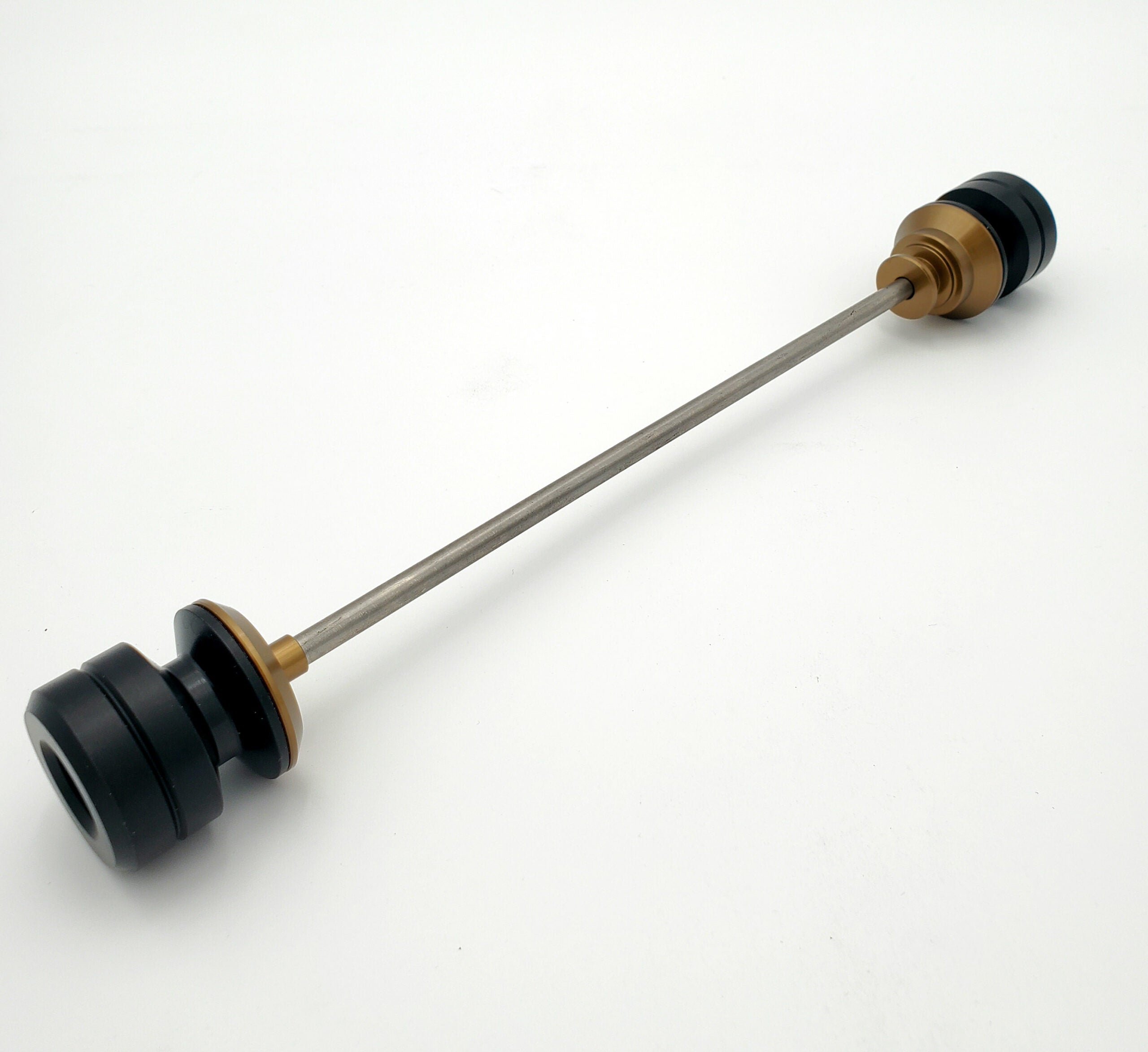 Front axle slider installed on a Sur-Ron Ultra Bee fork