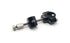 Captive bolt and extended locking nut detail on the motor adjuster