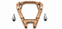Triangle linkage clearance designed for Sirris and Rfloxa shocks
