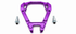 7075-T6 aluminum triangle with grease zerk pivot bolts