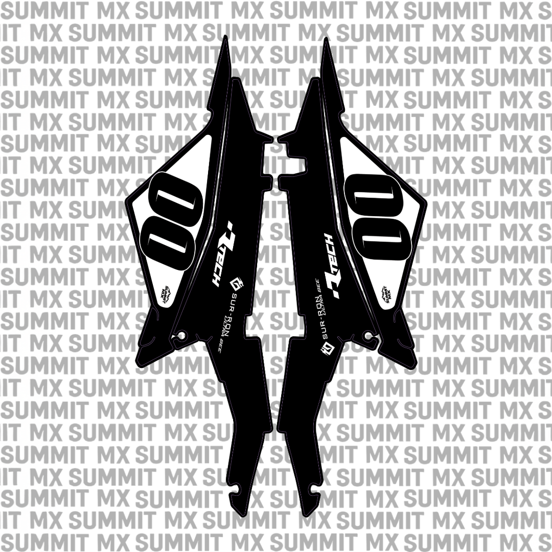 Summit MX Rtech side fender decals for the Sur-Ron Ultra Bee