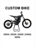 Framed Custom E-Bike Poster