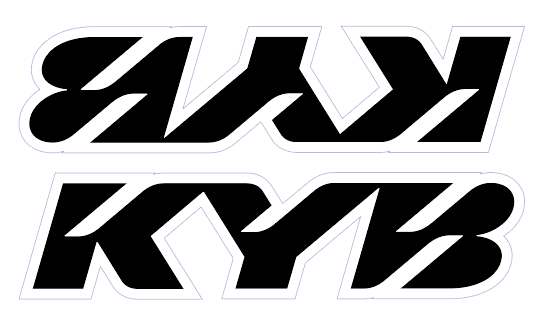 KYB Fork Tube Decal