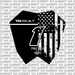 Stars & Stripes Number Plate Decal for RTR