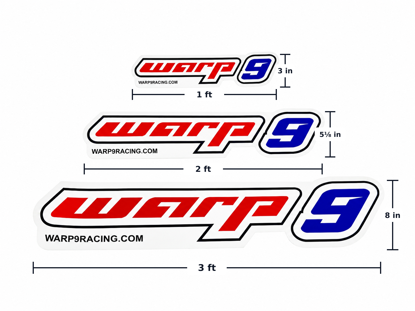 Warp 9 Decals