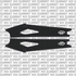 Carbon fiber pattern swing arm decal for Sur-Ron Hyper Bee