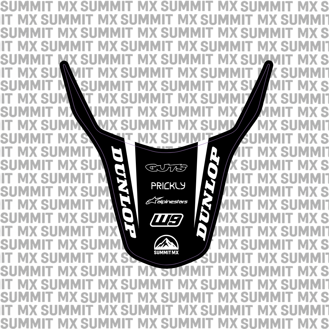 Outline style rear fender decal on Sur-Ron LBX