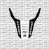 Stripe style rear fender decal for Sur-Ron Light Bee