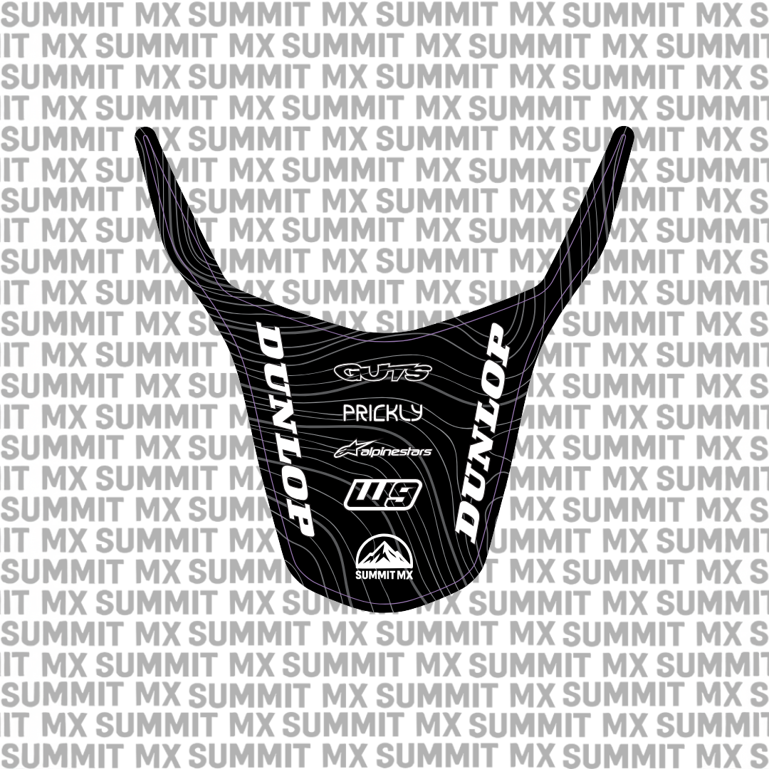 Topographical rear fender decal for Sur-Ron Light Bee LBX