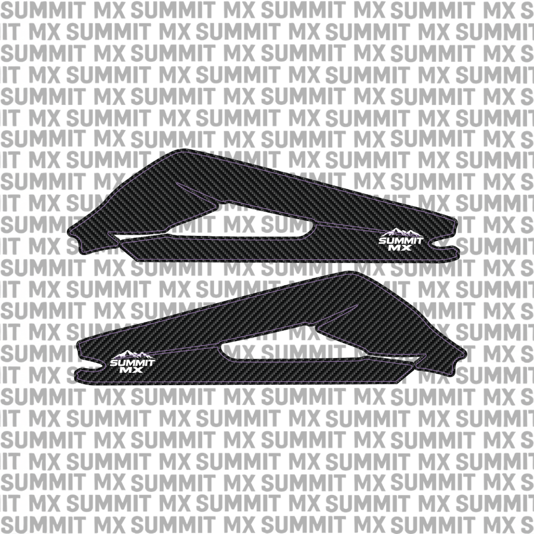 Minimal Summit MX swing arm decal on Sur-Ron LBX