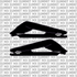 Carbon fiber pattern swing arm decal for Sur-Ron Light Bee LBX