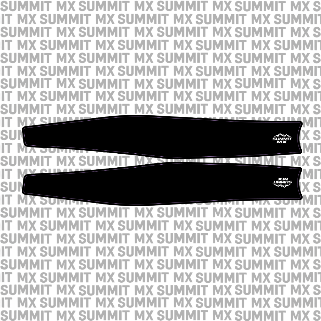 Minimal Summit MX swing arm decal on Sur-Ron Storm Bee