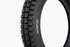 Knobby tread pattern of Warp 9 SwitchBack 19 inch dual-purpose tire