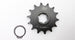 Warp 9 hardened tool steel front sprocket with pre-installed jackshaft seal for Talaria Sting MX5
