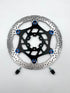 Warp 9 250mm MX5 rotor with caliper adapter spacers for Talaria