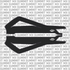 Carbon fiber pattern swing arm decal for Talaria Sting