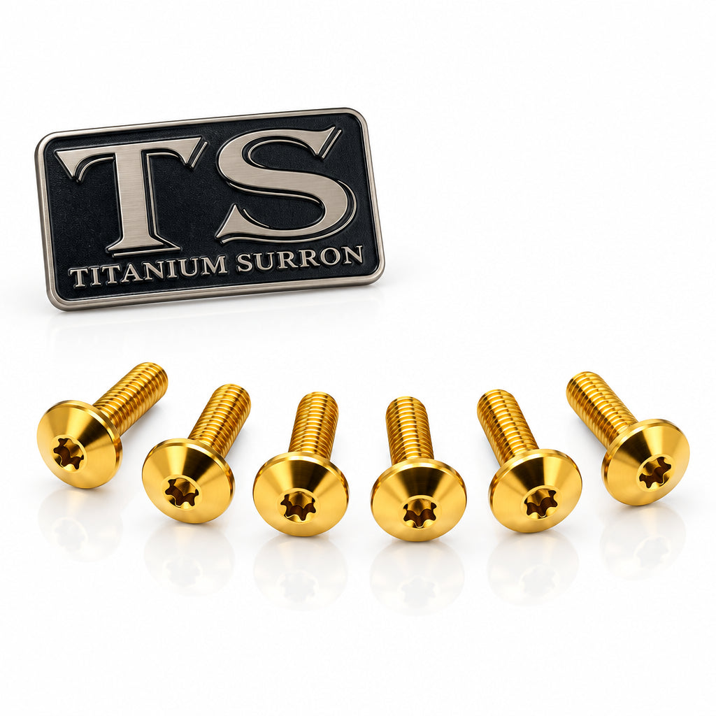 Titanium Front Rotor Bolts - E-Moto