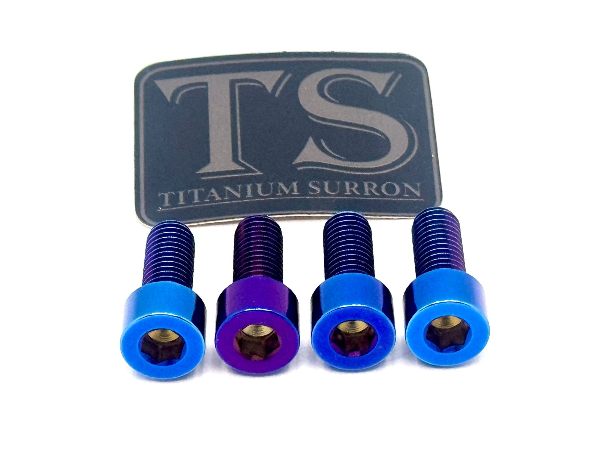 Titanium seat and subframe bolts for e-moto — thread detail