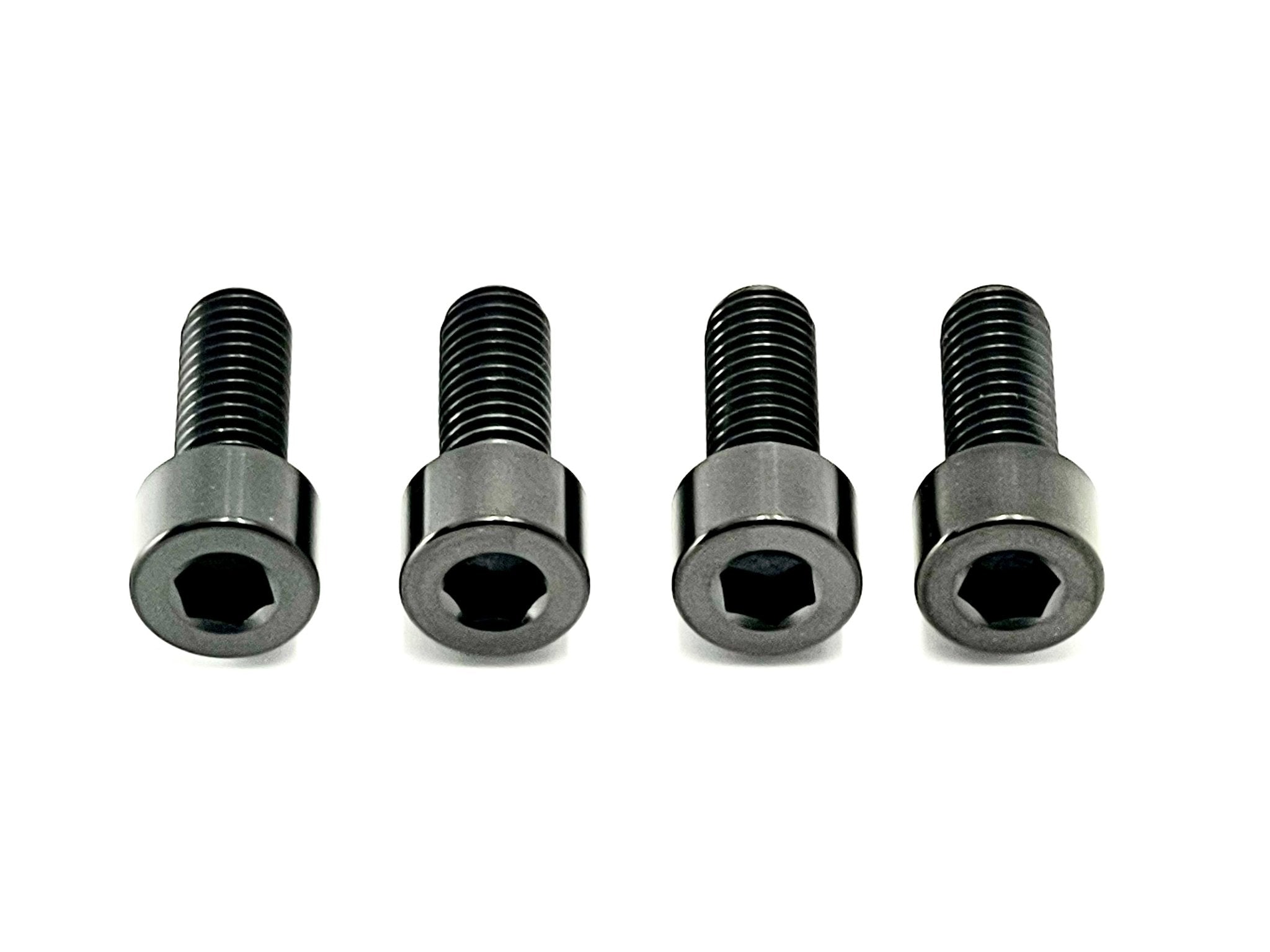 Titanium seat and subframe bolts for e-moto — finish detail